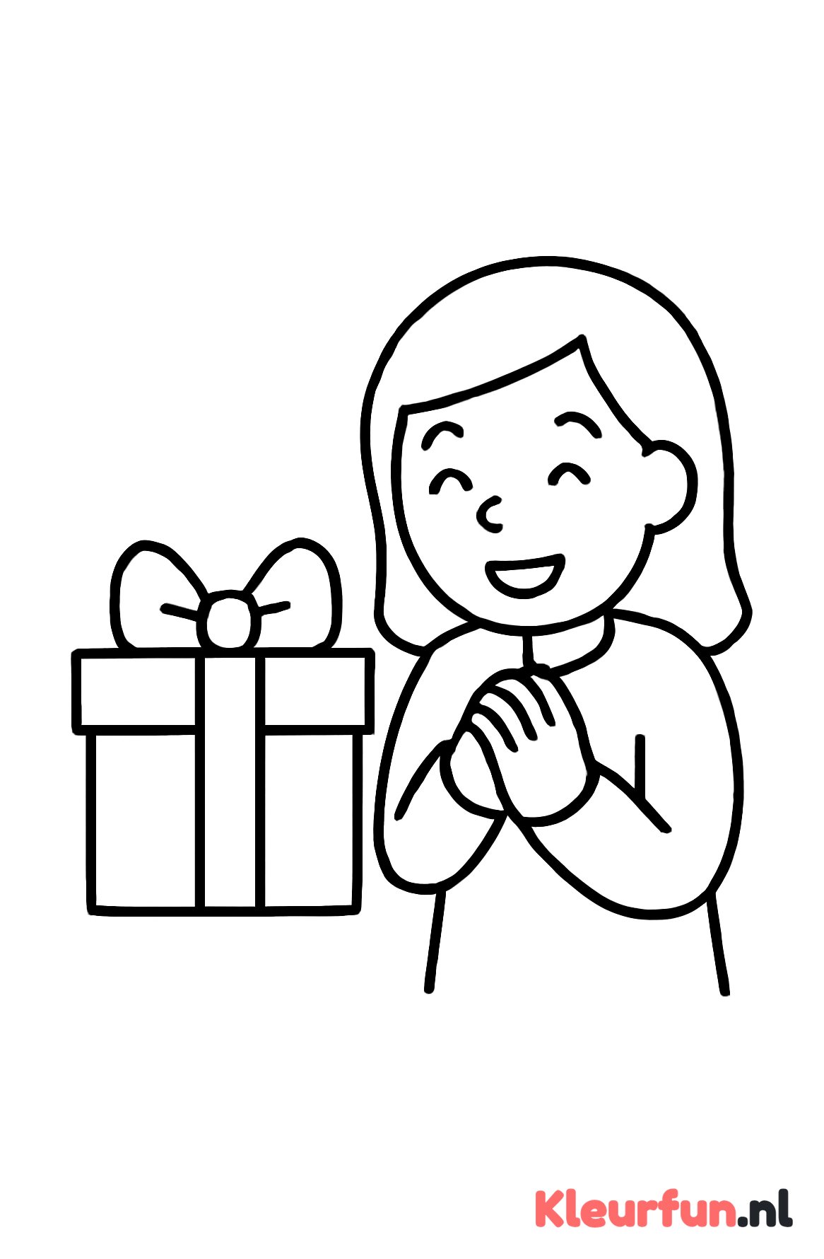 Mama ontvangt cadeautje