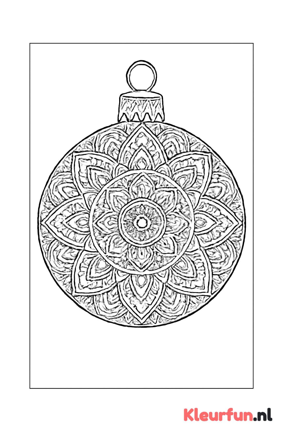 Mandala kerstbal