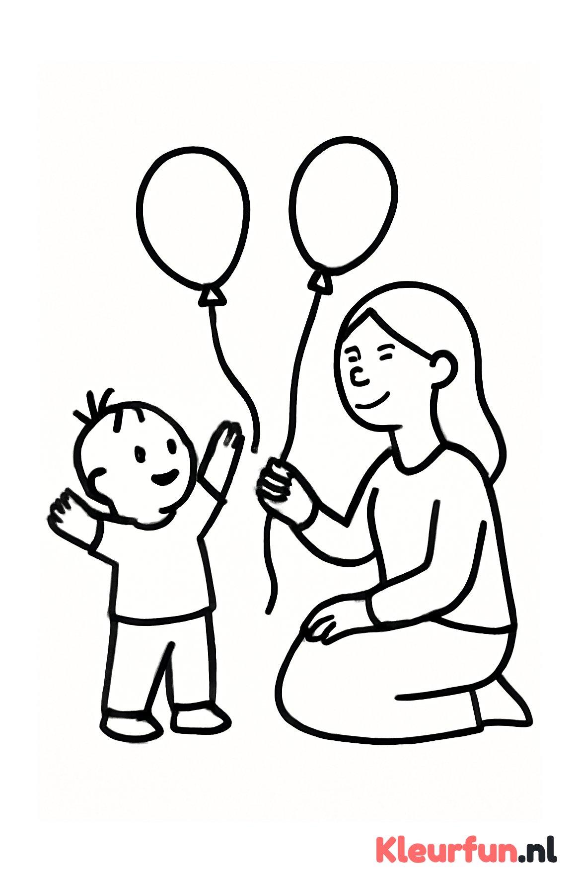 Samen spelen met ballonnen