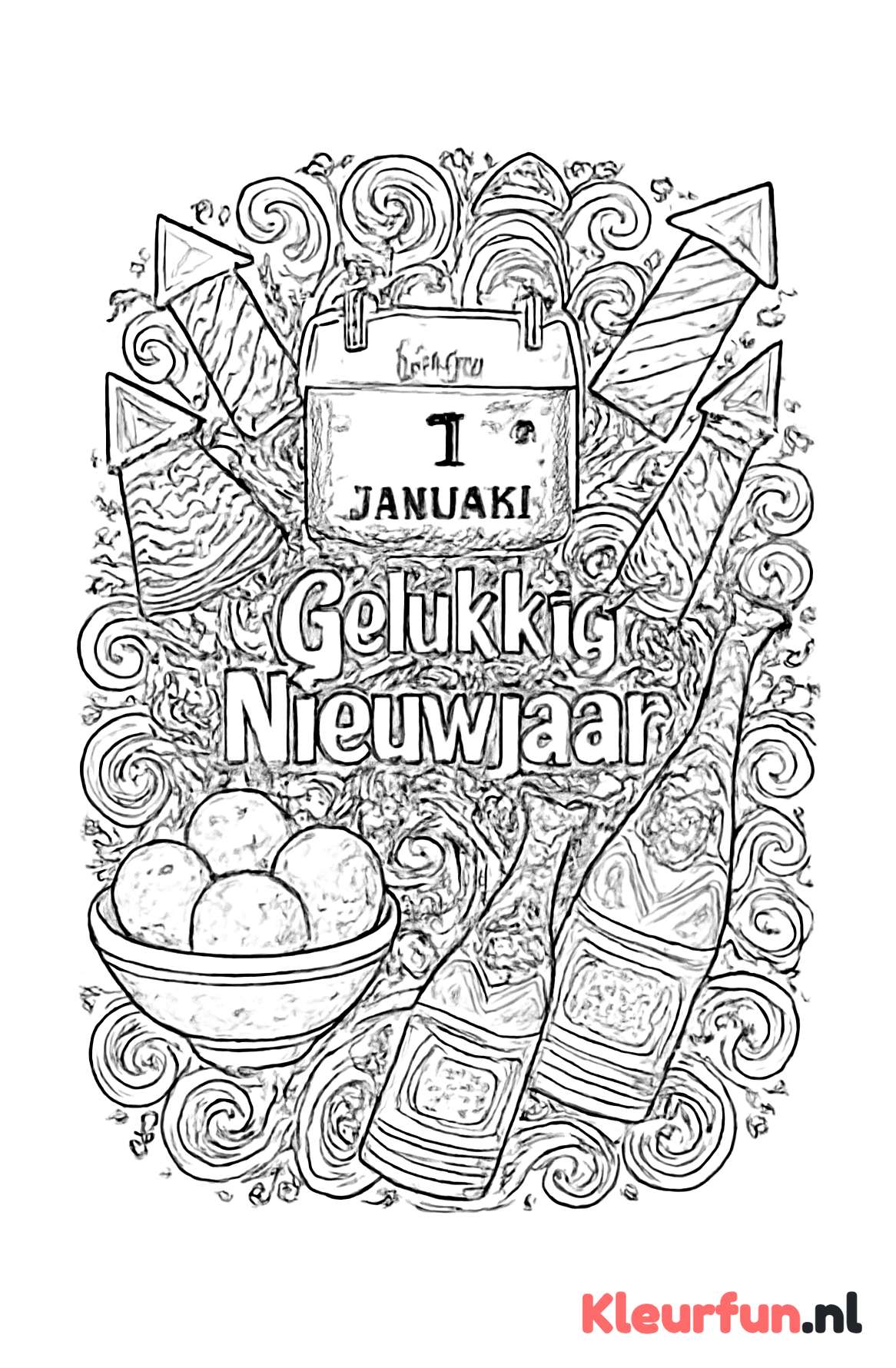 Nieuwjaarsymbolen en feestplezier