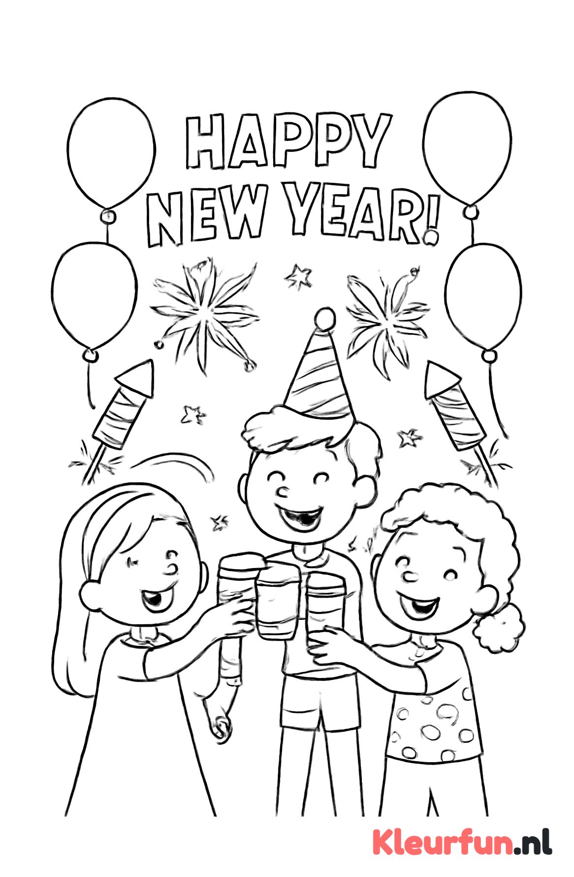 Nieuwjaarsfeest met vrienden
