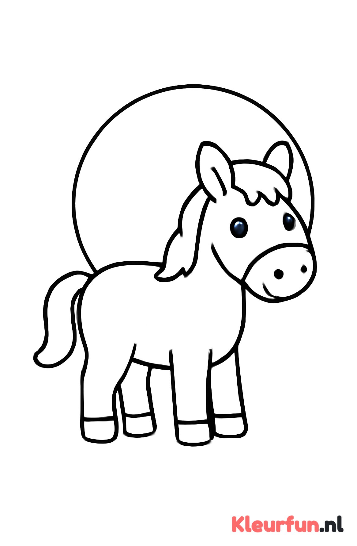 Paard van Sinterklaas met maan