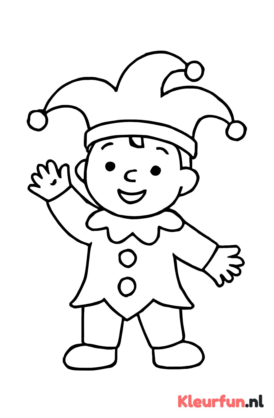 Peuter in carnavalskostuum