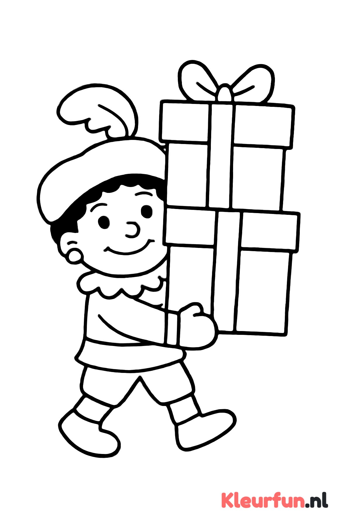 Piet met cadeaus