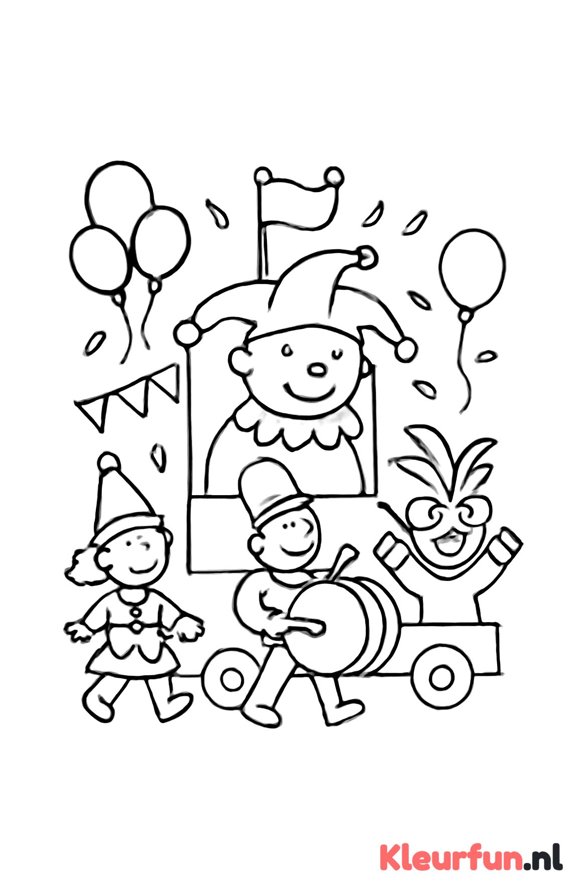 Simpele carnavalswagen