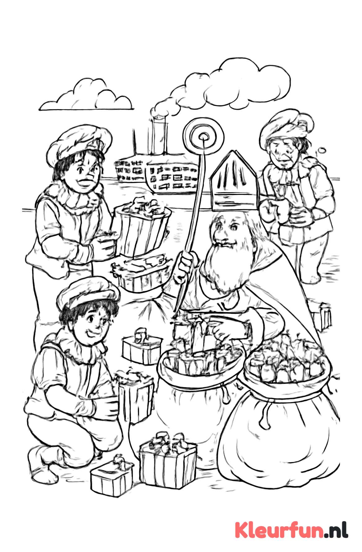 Sinterklaas en Pieten met de Stoomboot