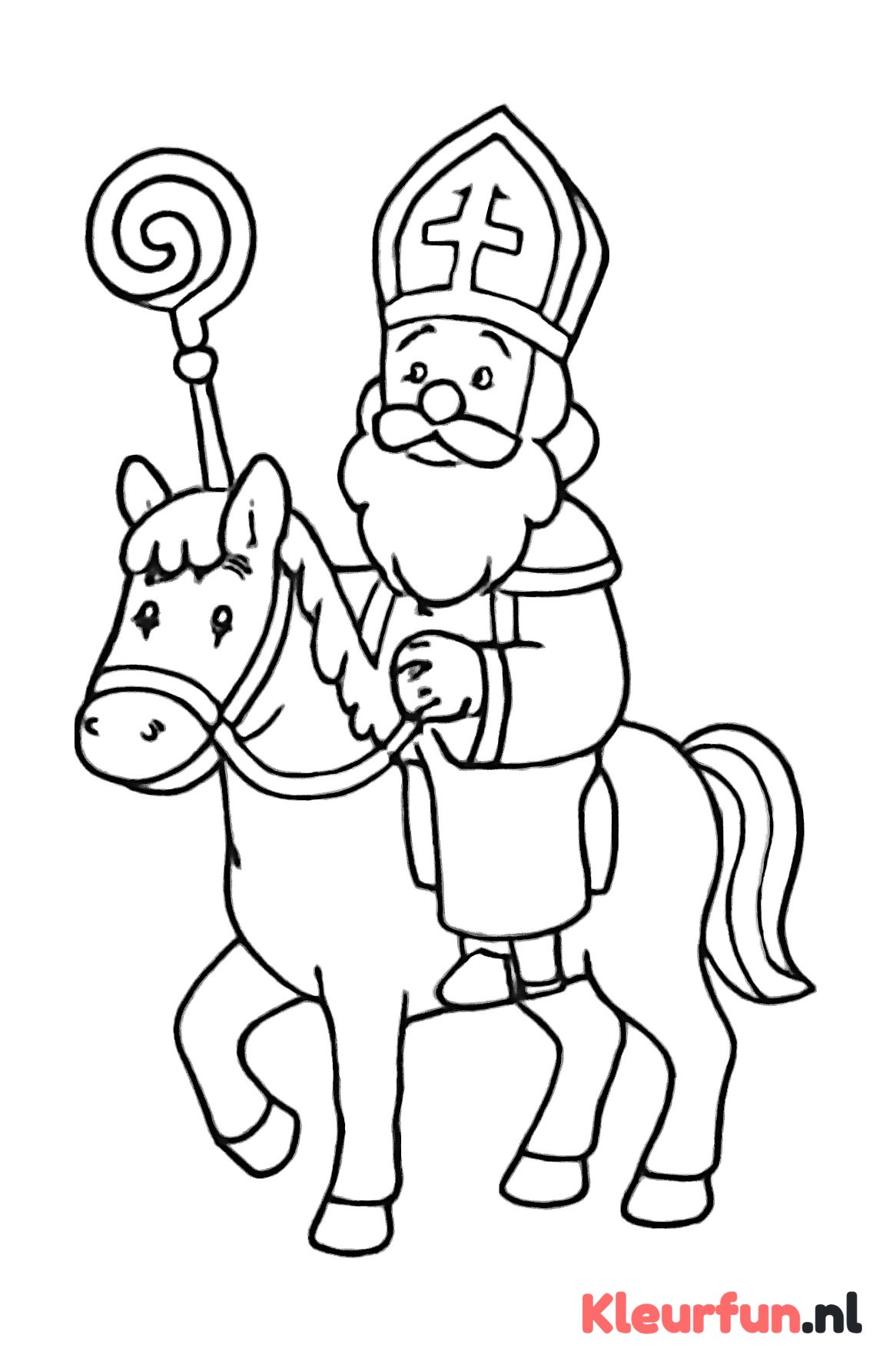 Sinterklaas op paard Amerigo
