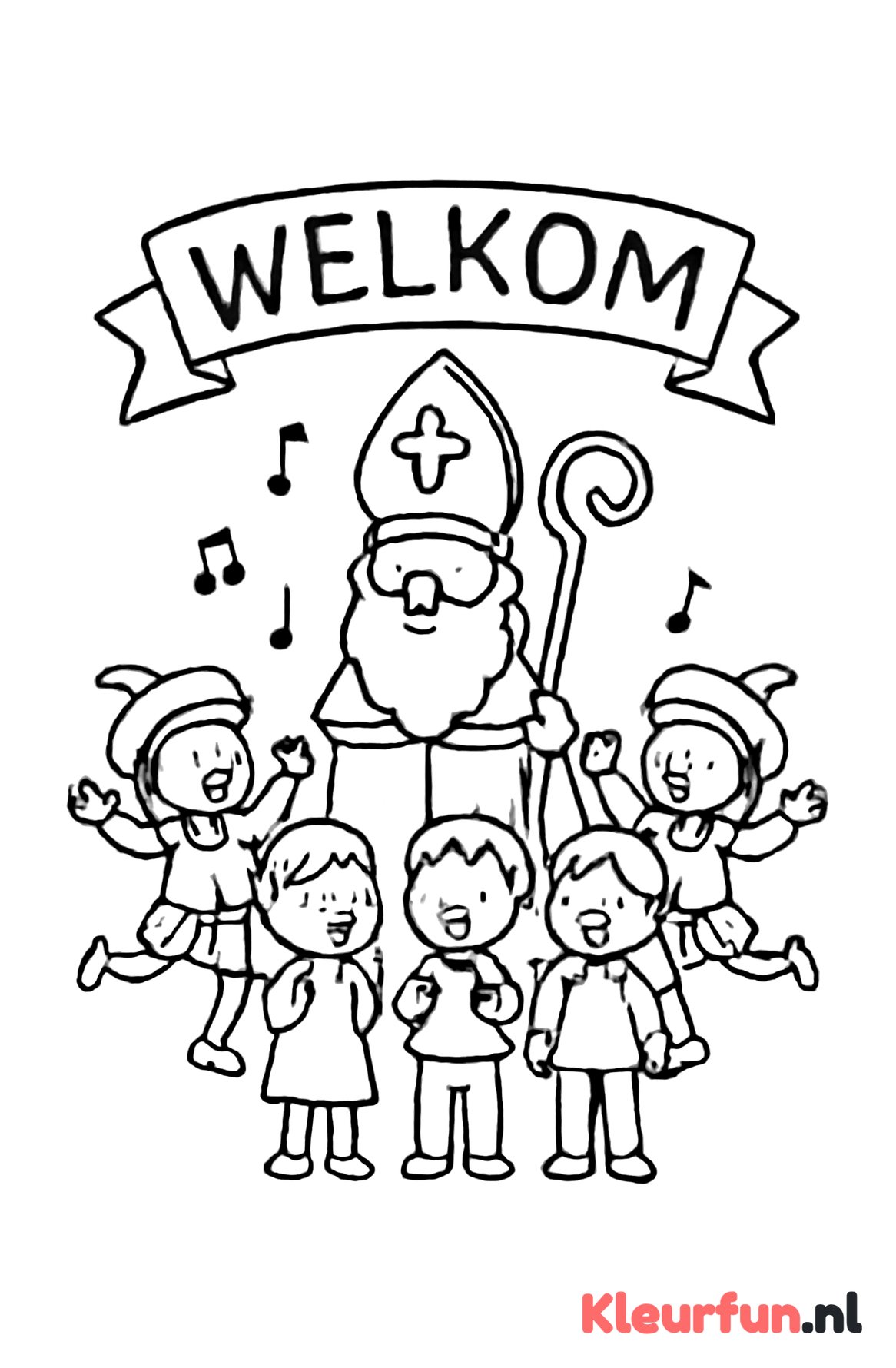 Sinterklaasfeest met kinderen en Pieten