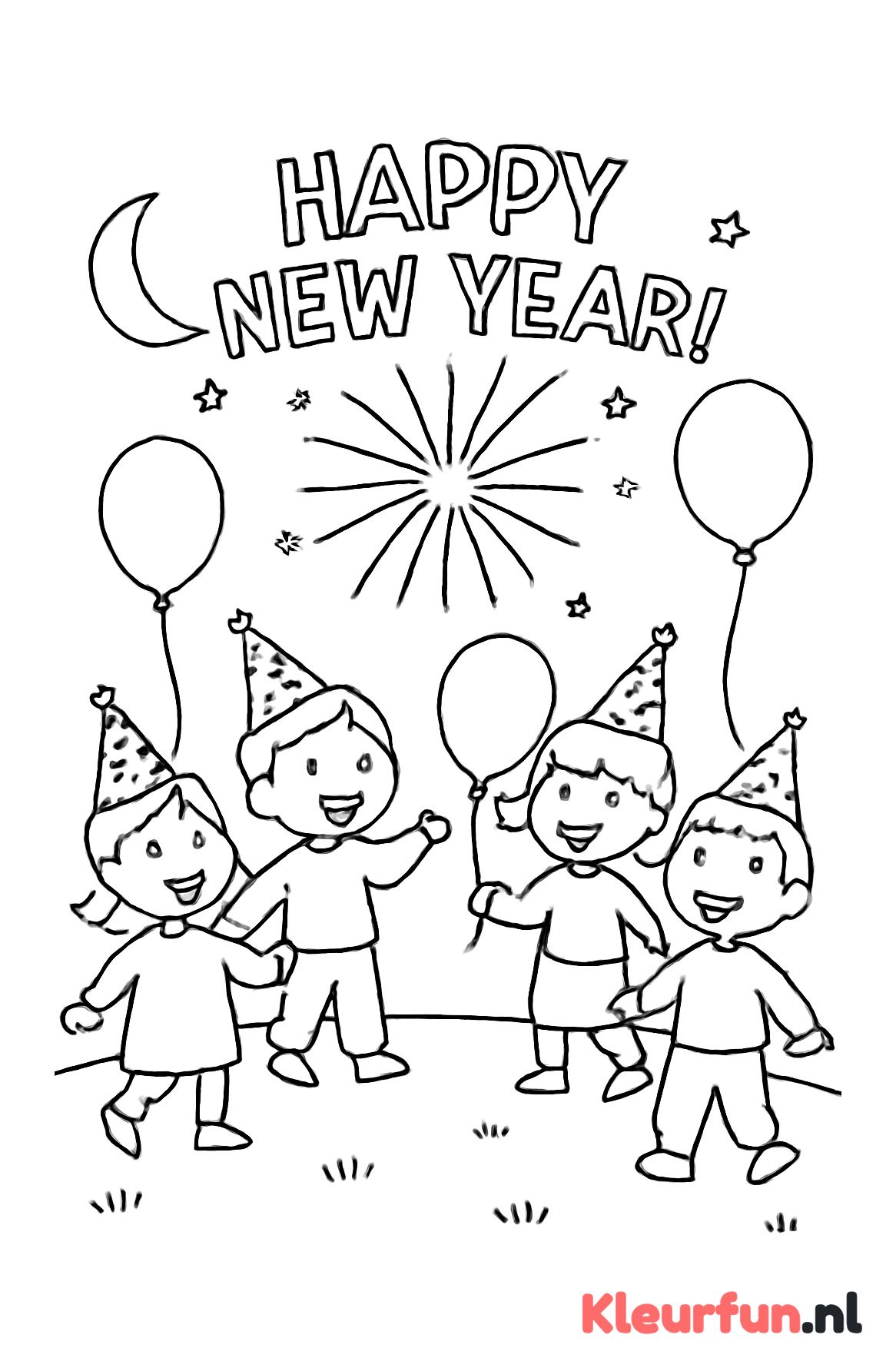 Speels Nieuwjaarsfeest Buiten