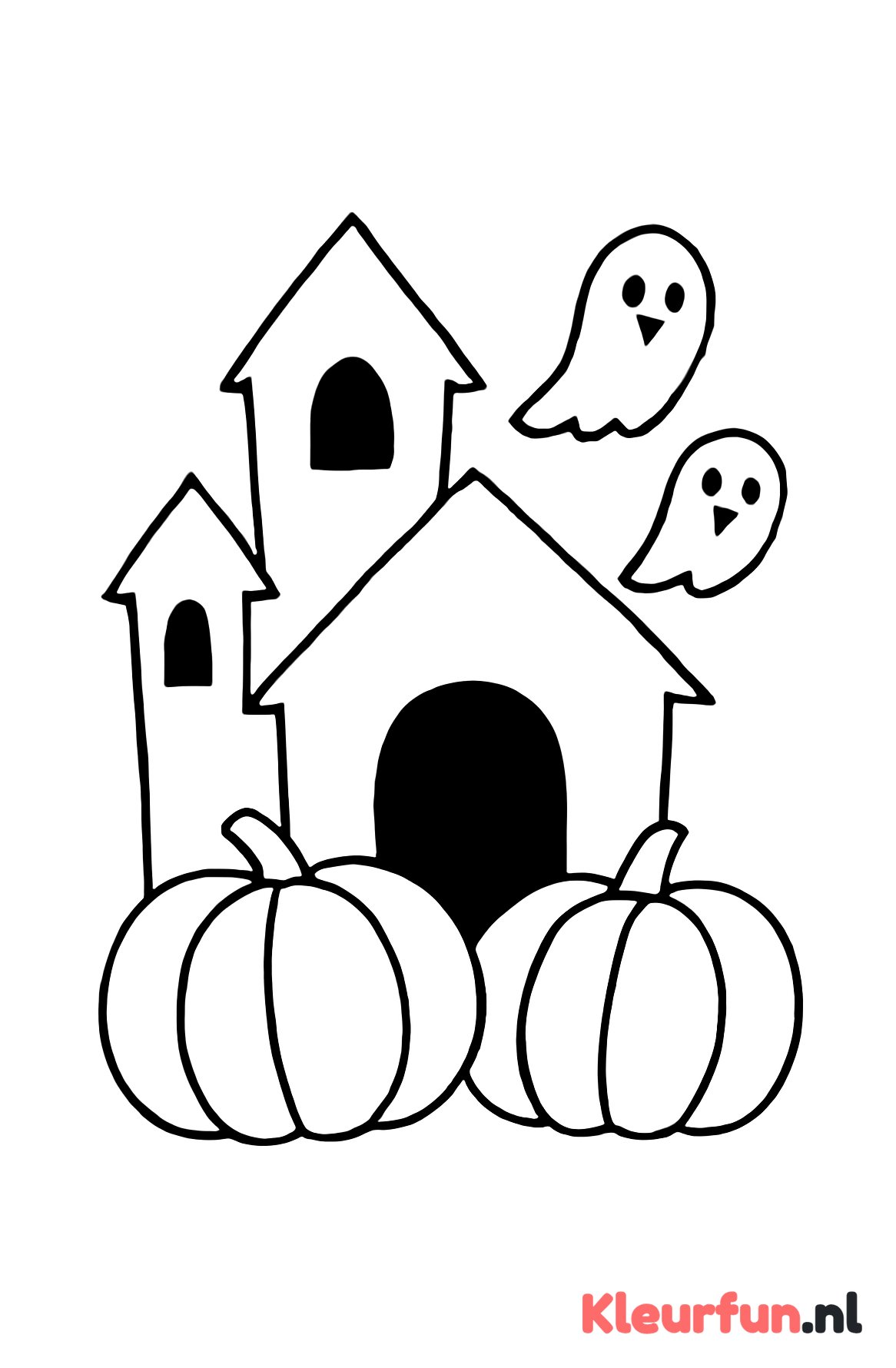 Spookhuis met Pompoenen