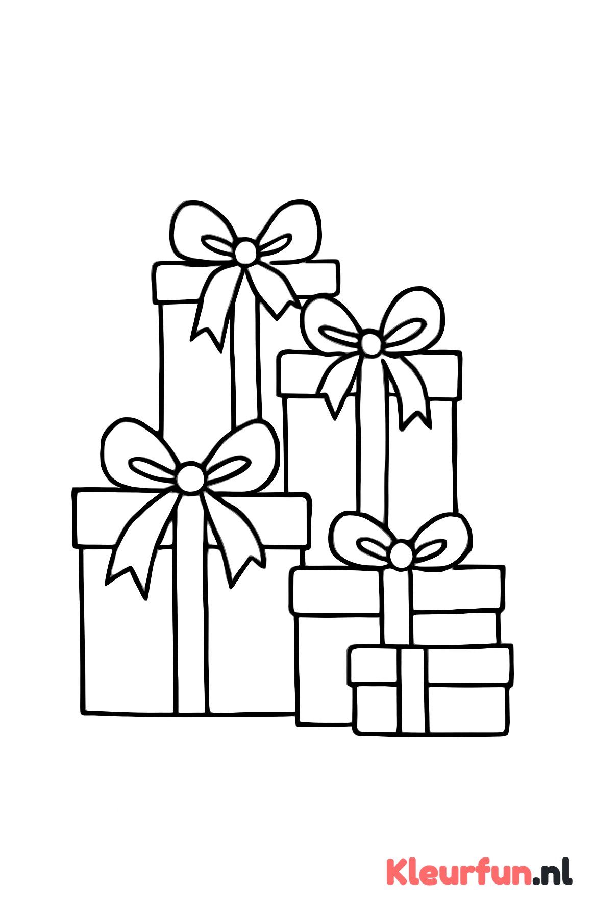 Stapel cadeautjes