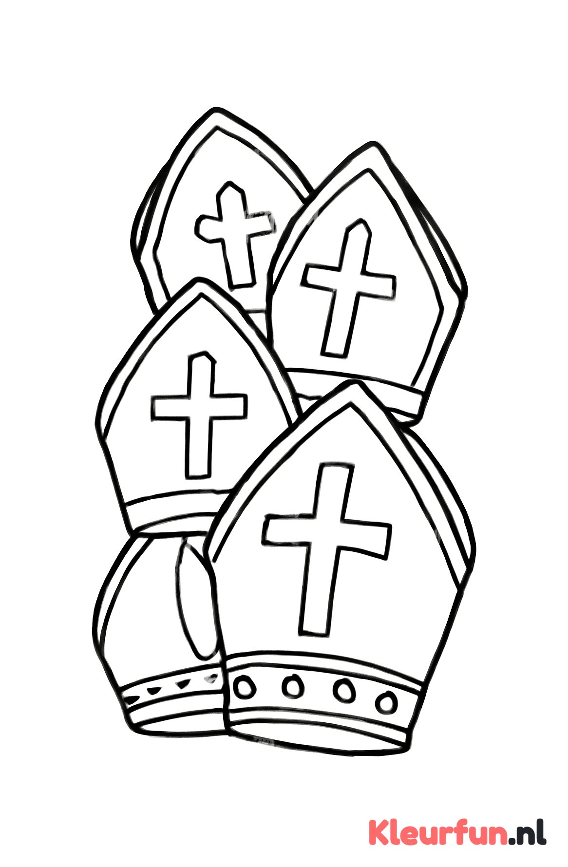 Stapels Mijters van Sinterklaas