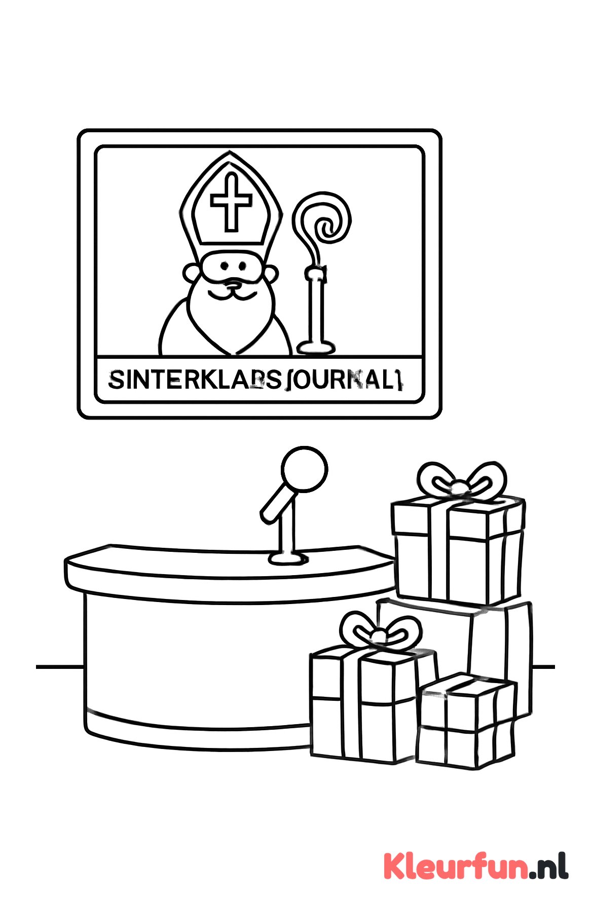 Studio van het Sinterklaasjournaal