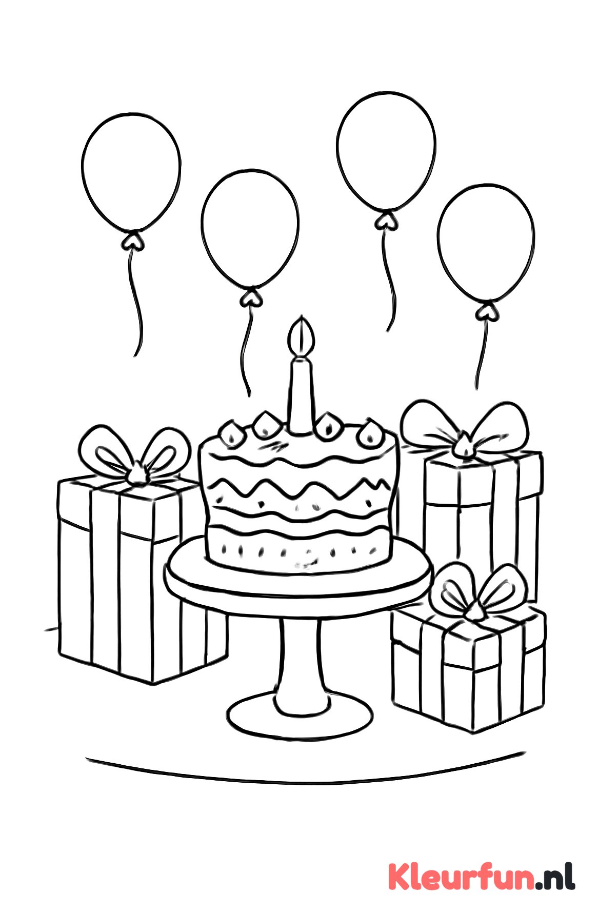Taart en cadeaus