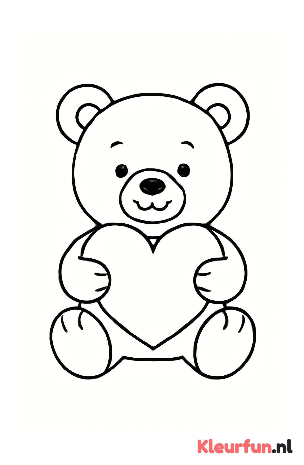 Teddybeer met Groot Hart