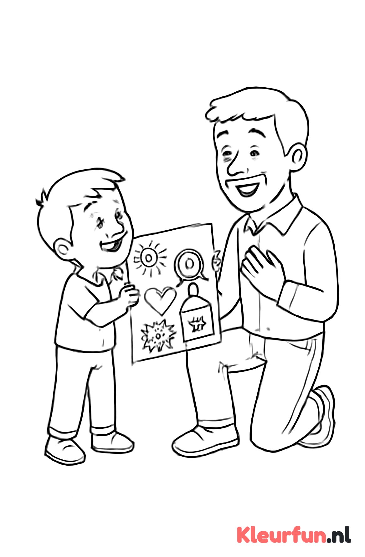 Tekening voor papa