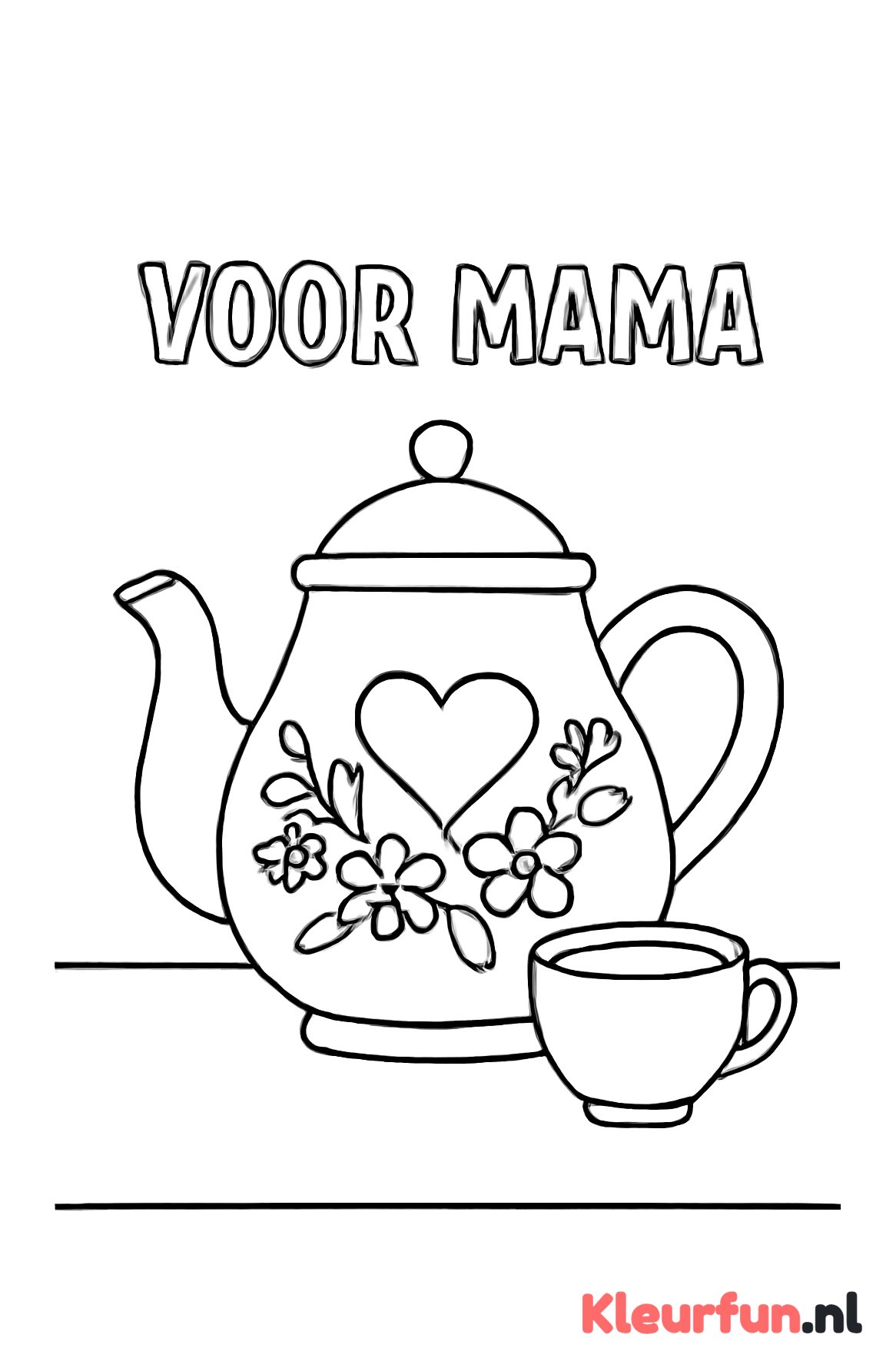 Theepot voor Mama op Moederdag