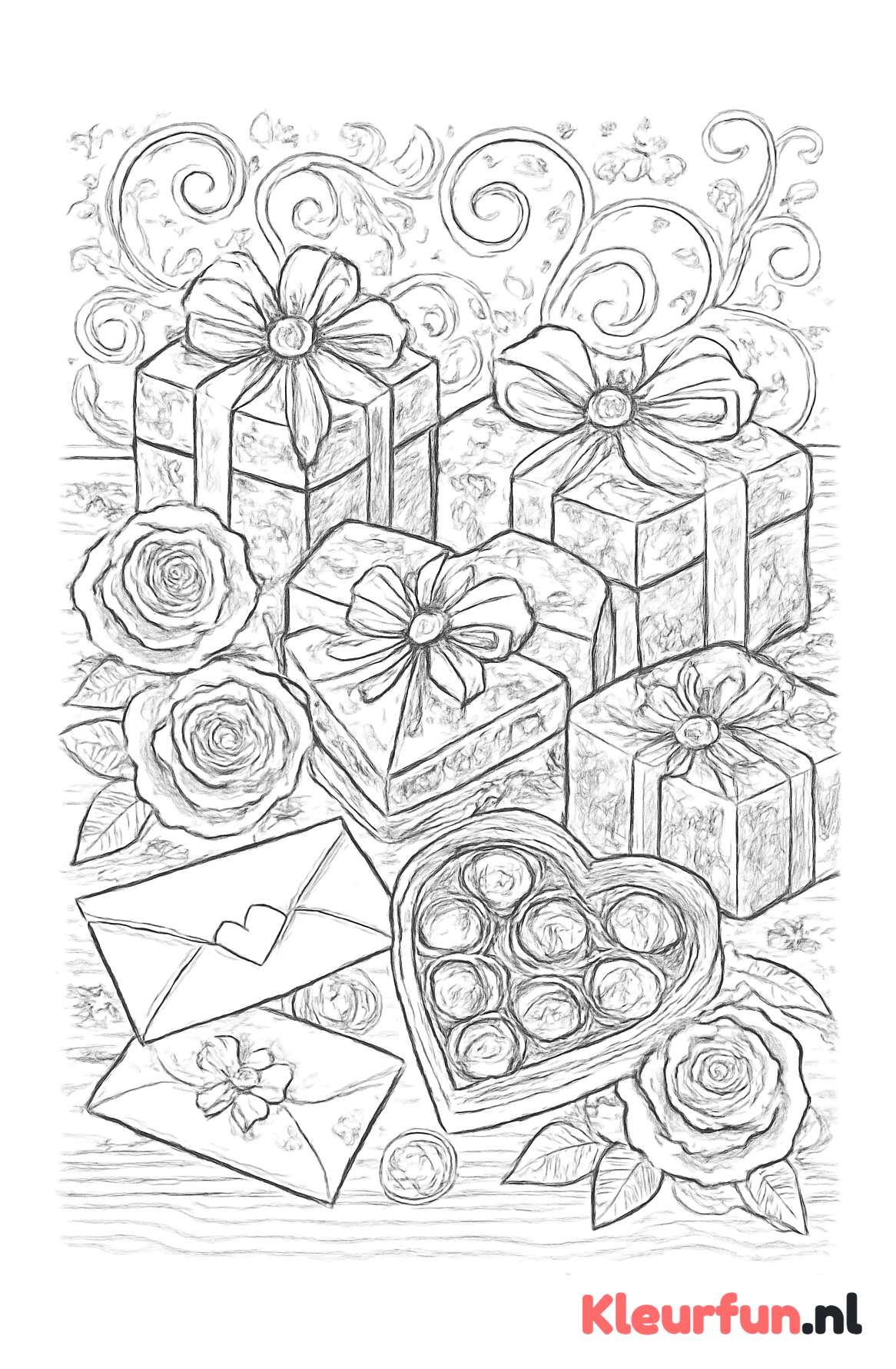 Romantische Valentijn cadeautjes op tafel