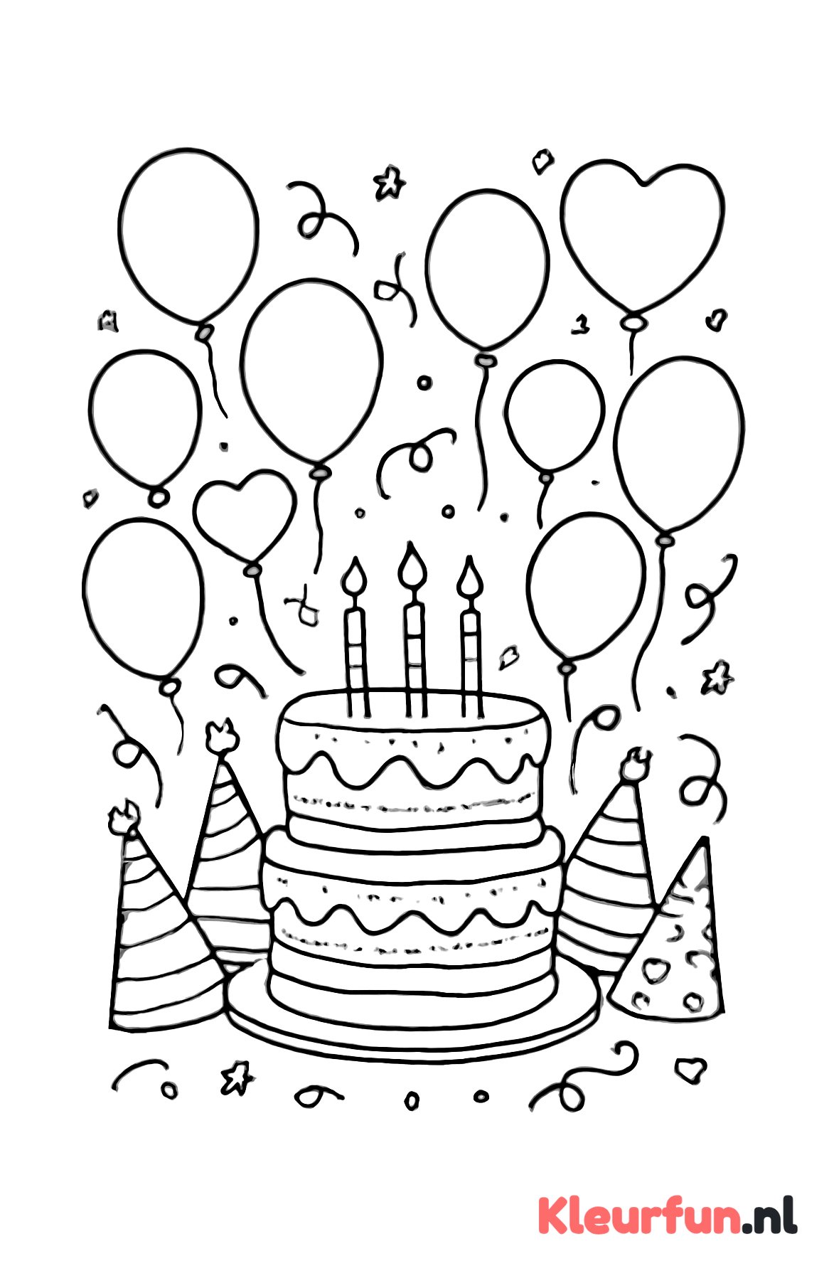 Verjaardagsfeest met ballonnen