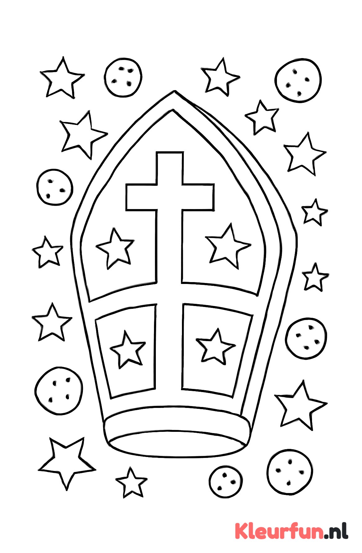 Versierde Mijter van Sinterklaas