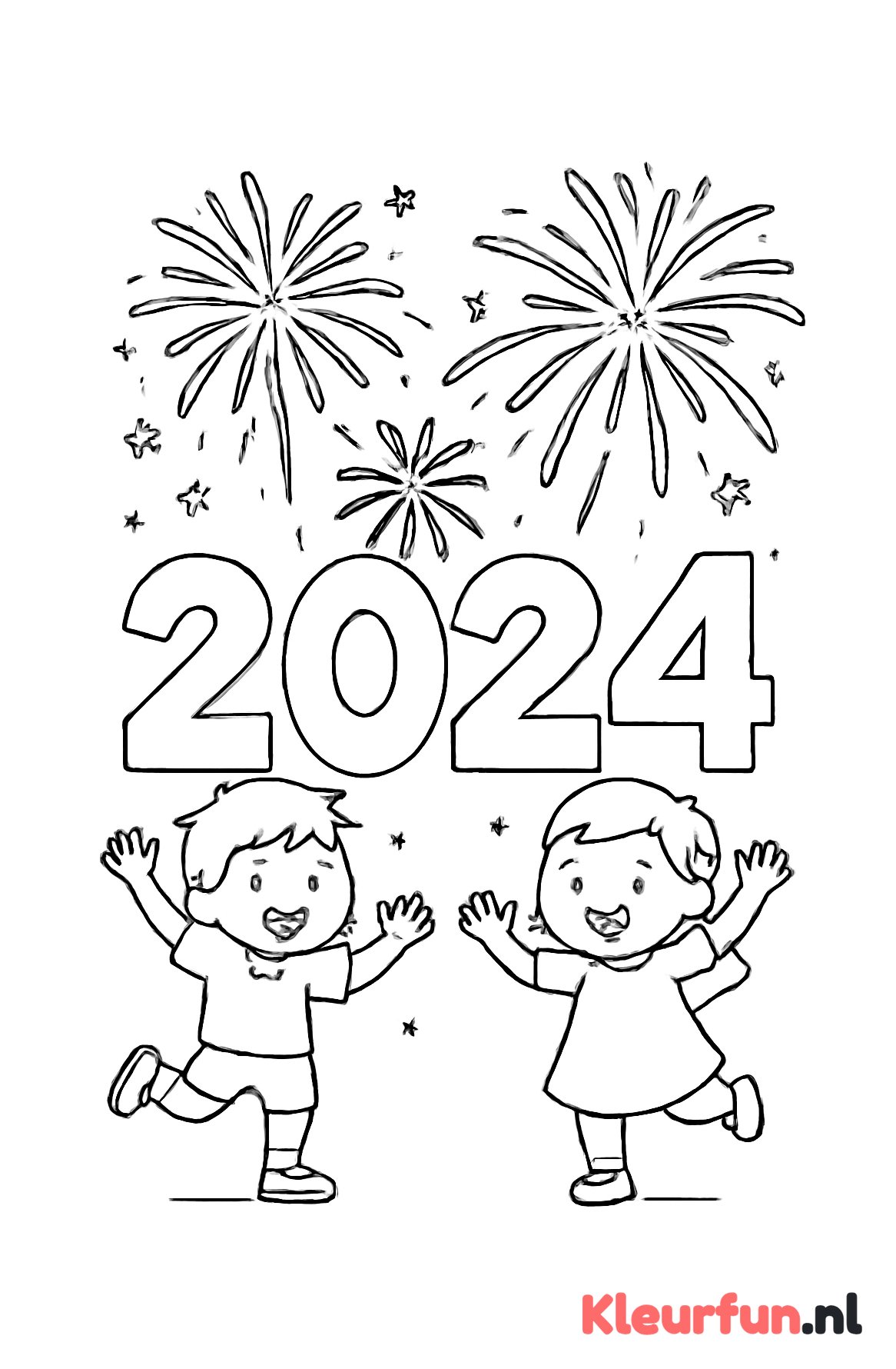 Vrolijk Nieuwjaar met Vuurwerk