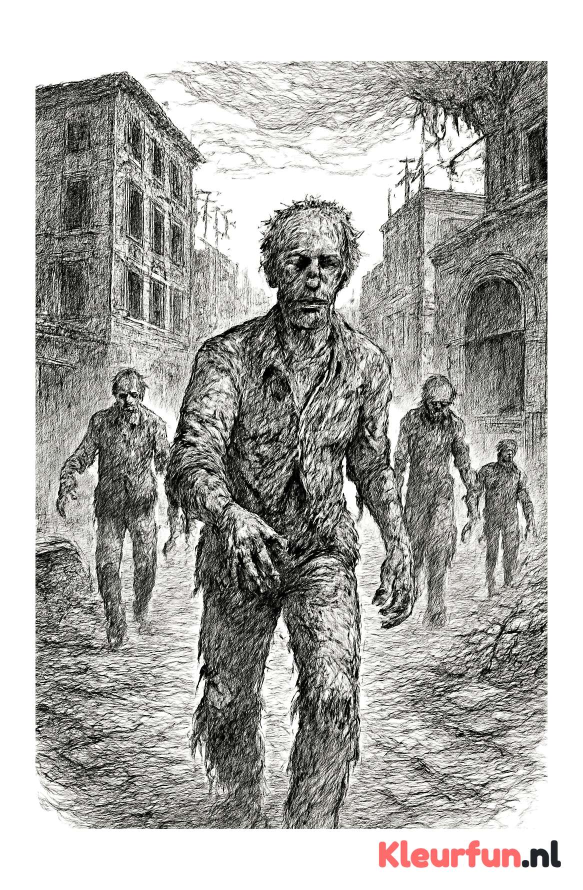 Zombie-apocalyps in de stad