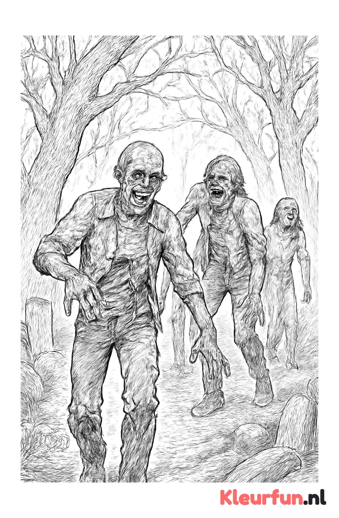 Zombies in het spookbos
