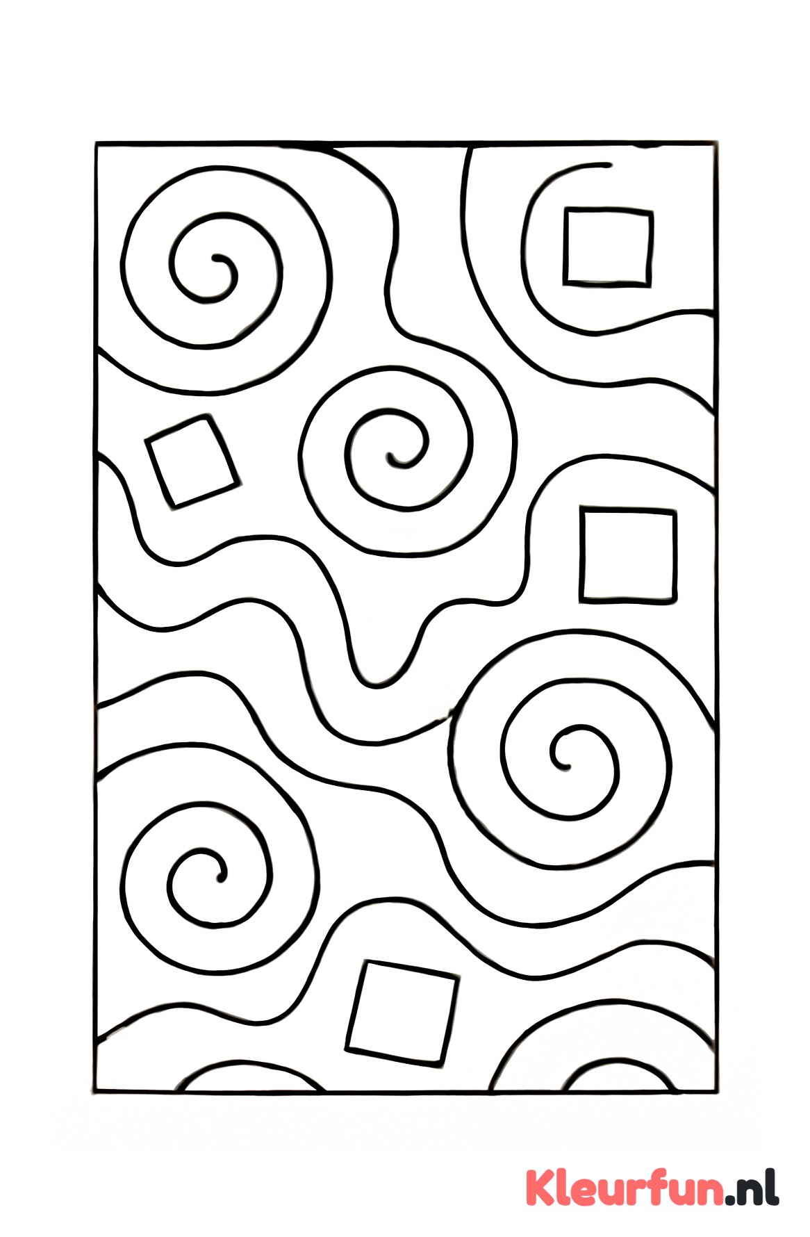 Abstracte grote vormen