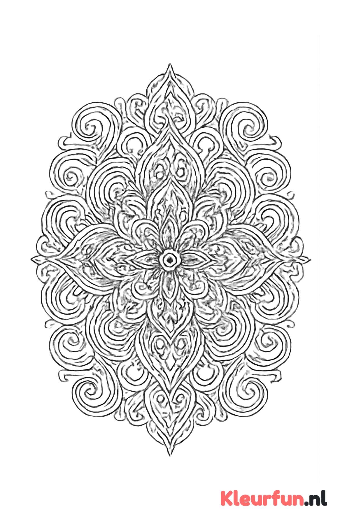 Abstracte Symmetrische Mandala