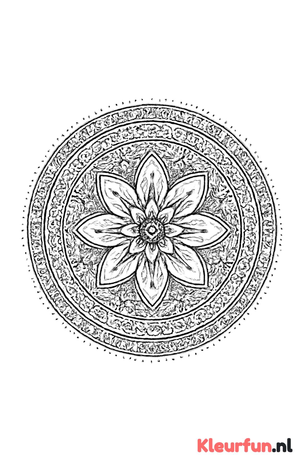 Bloemmotief Mandala