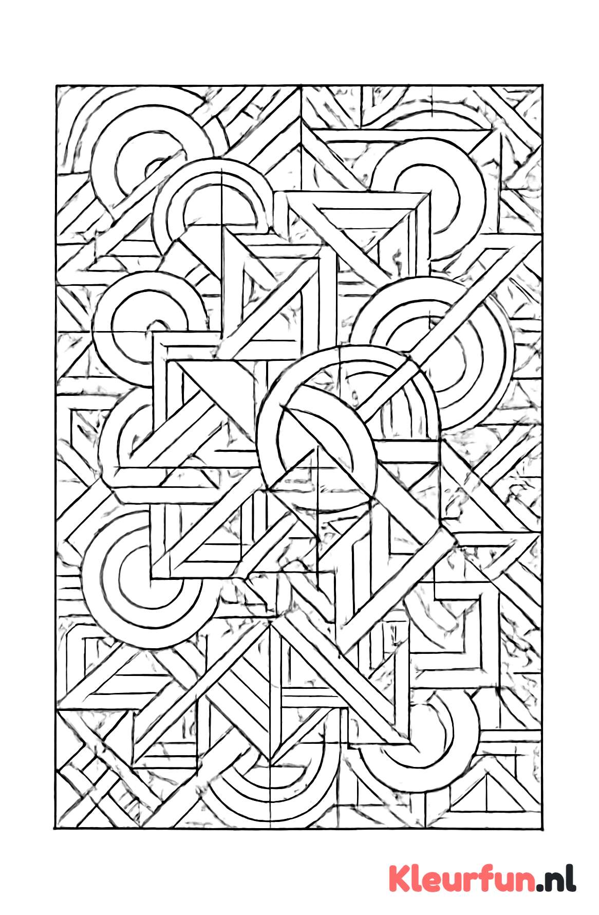 Complexe geometrische vormen en figuren