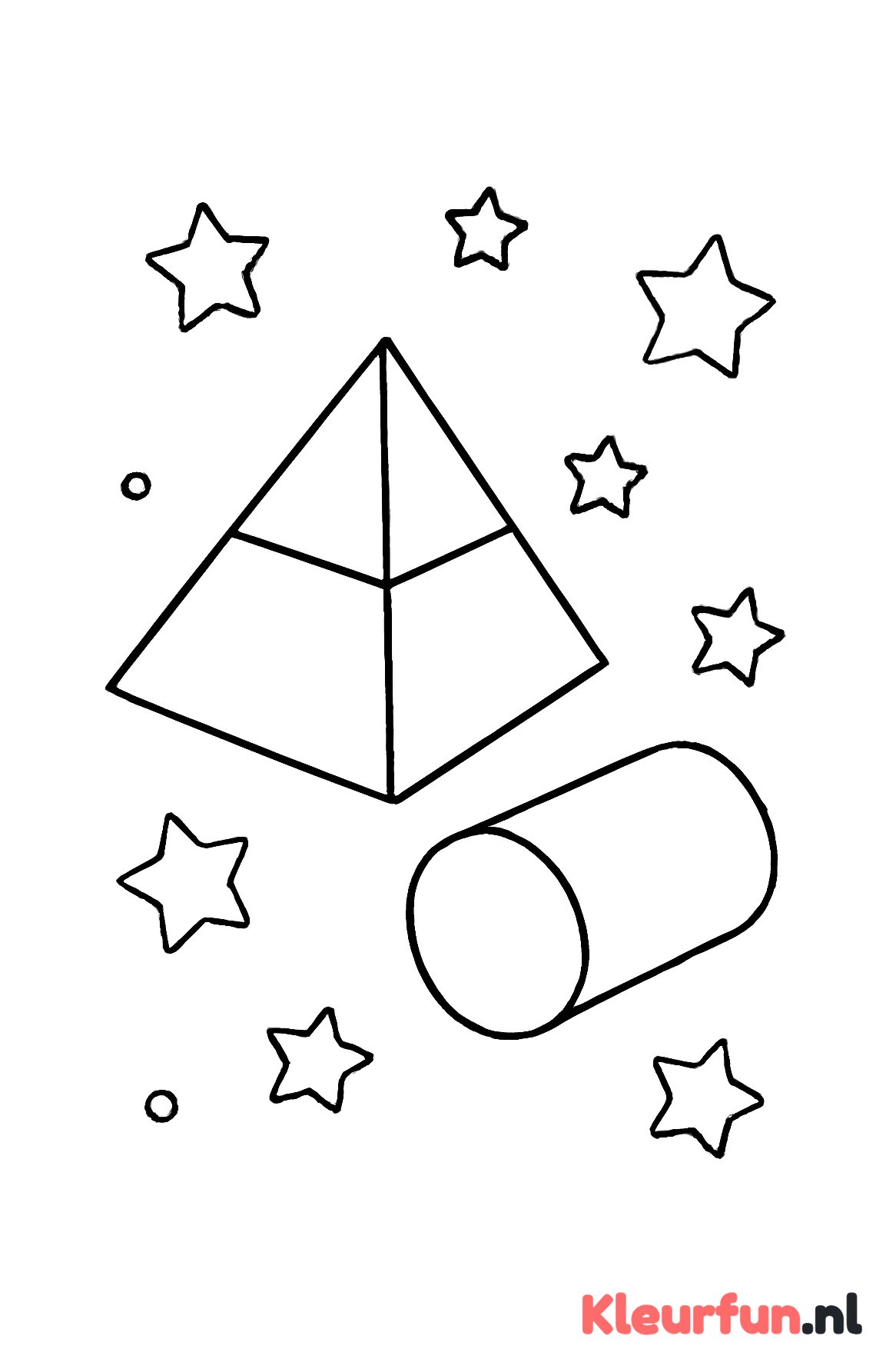 Ruimtefiguren: piramide en cilinder