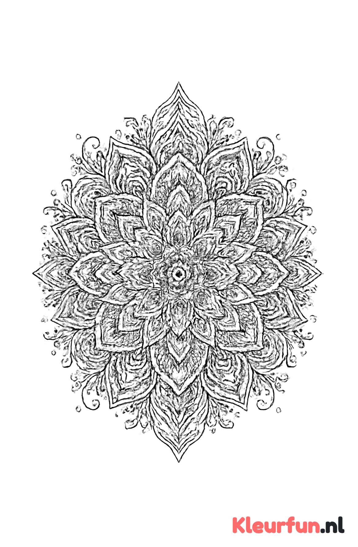 Symmetrische Vlakken Mandala