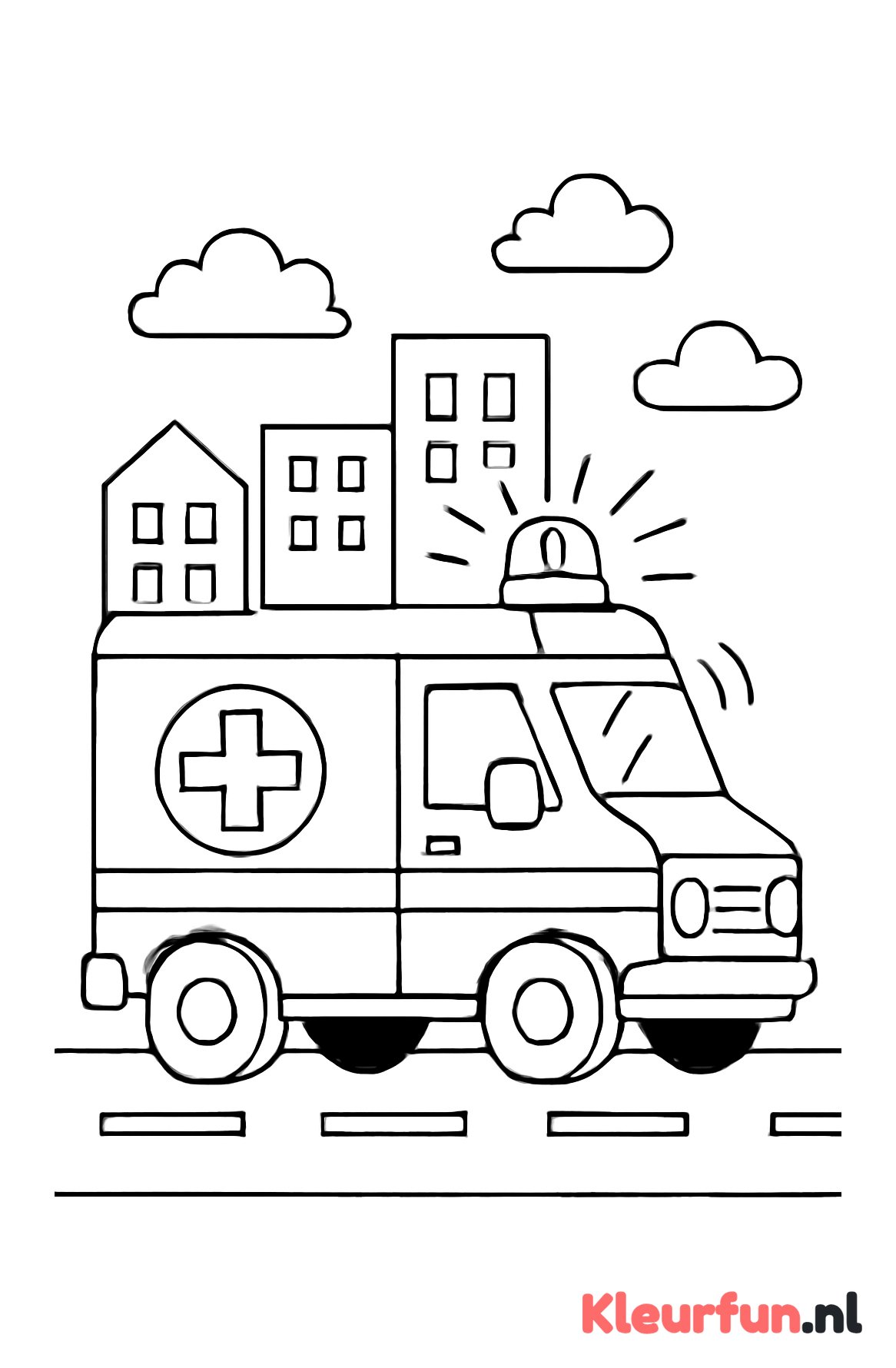 Ambulance met sirene