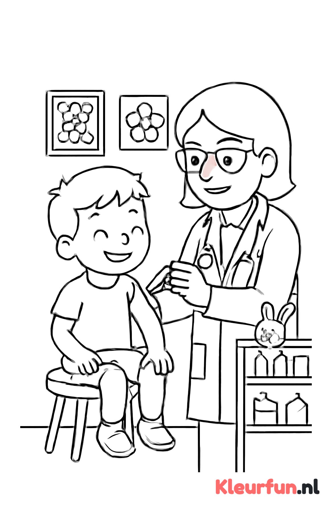 Dokter geeft vaccinatie