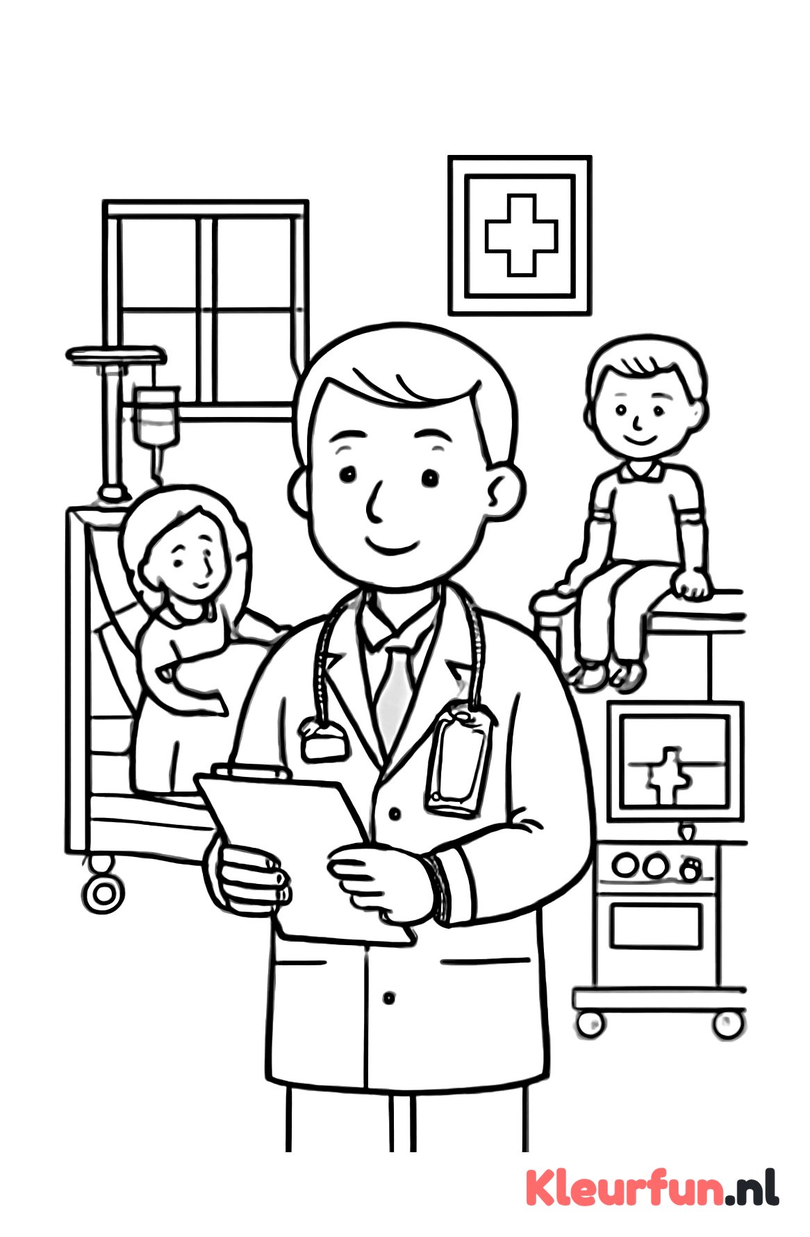 Dokter in het ziekenhuis
