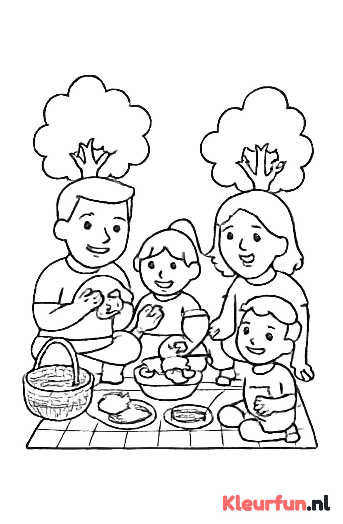 Familie Picknick