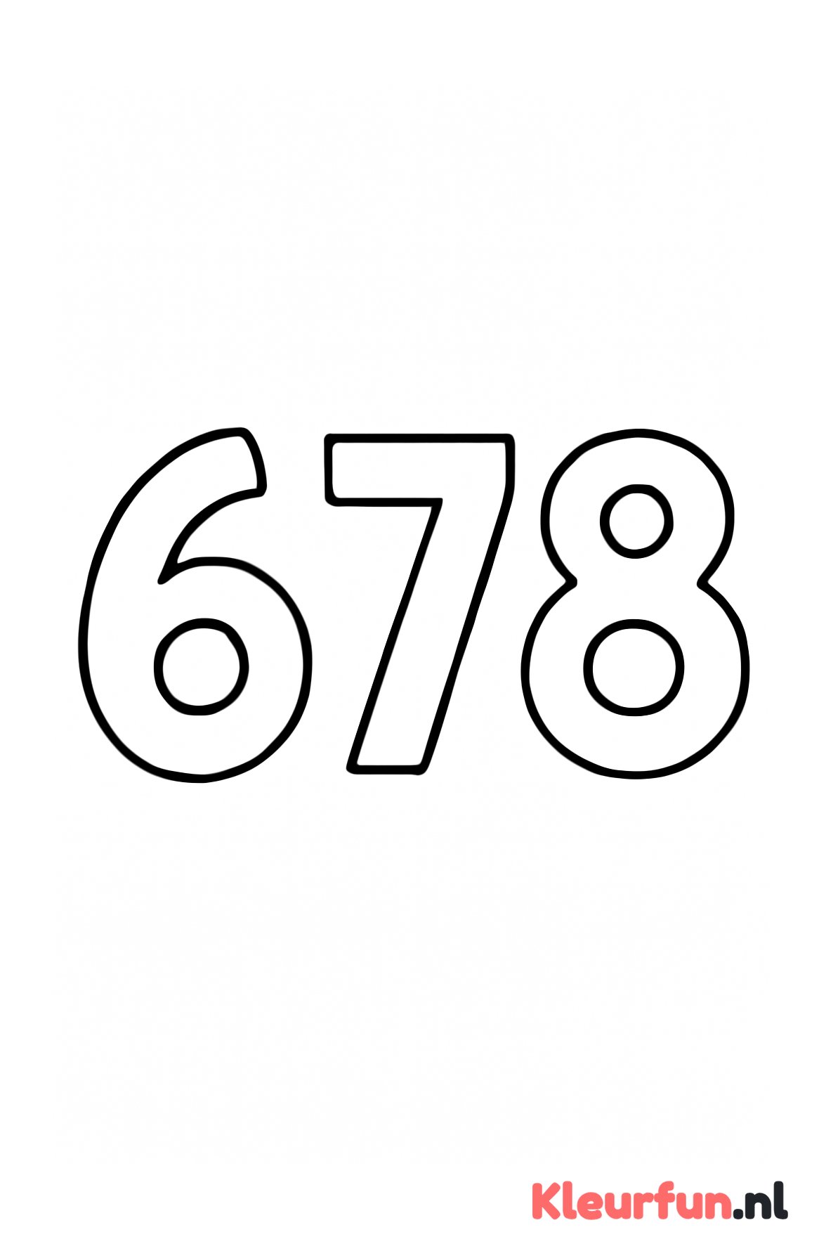 Getallen 6 tot 8