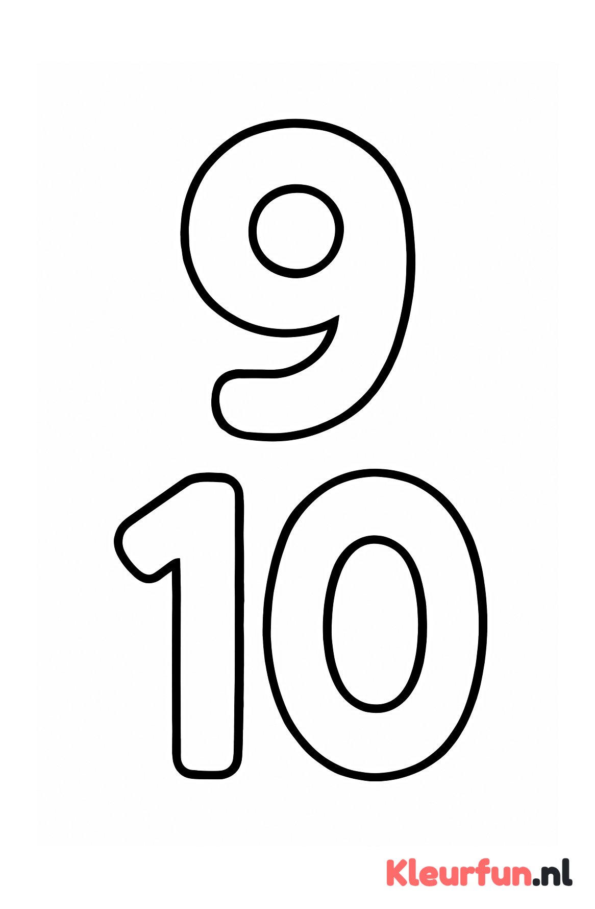 Getallen 9 en 10