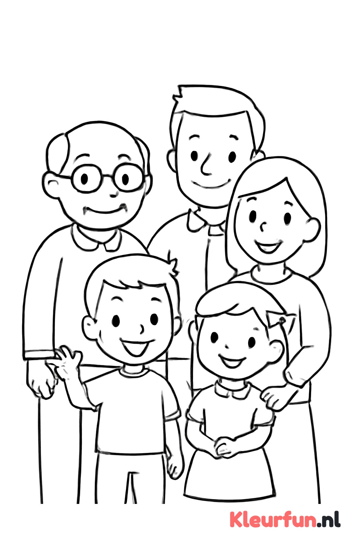 Grootfamilie portret