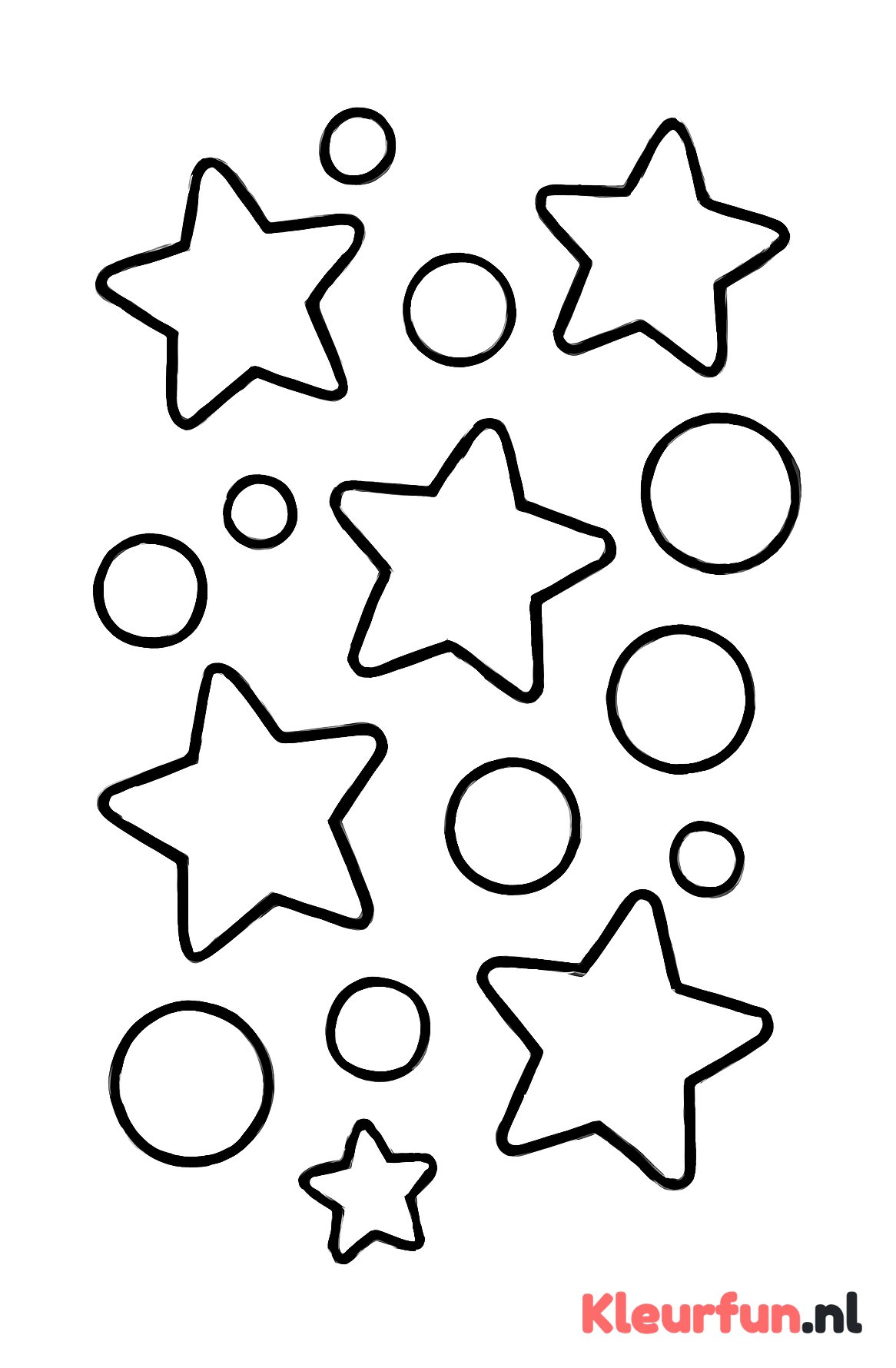 Eenvoudige grote confetti vormen