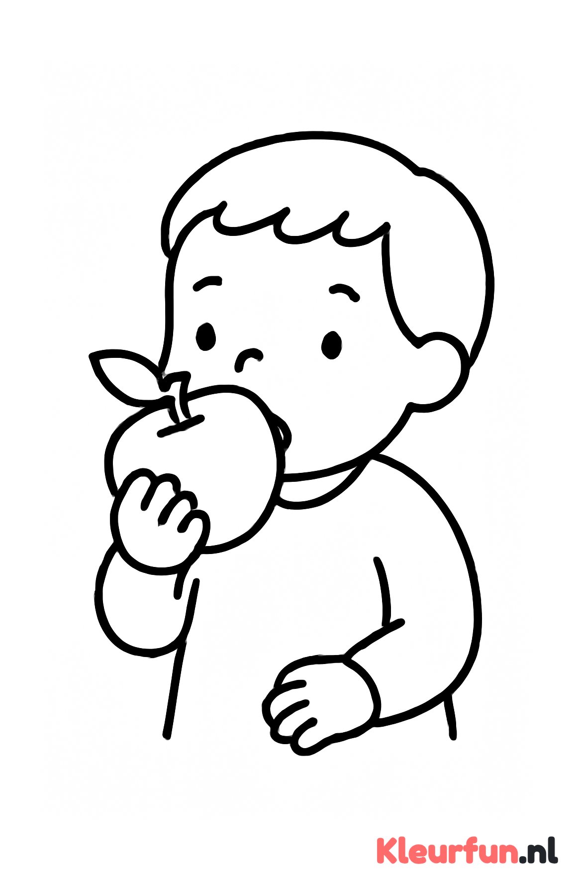 Kind eet appel