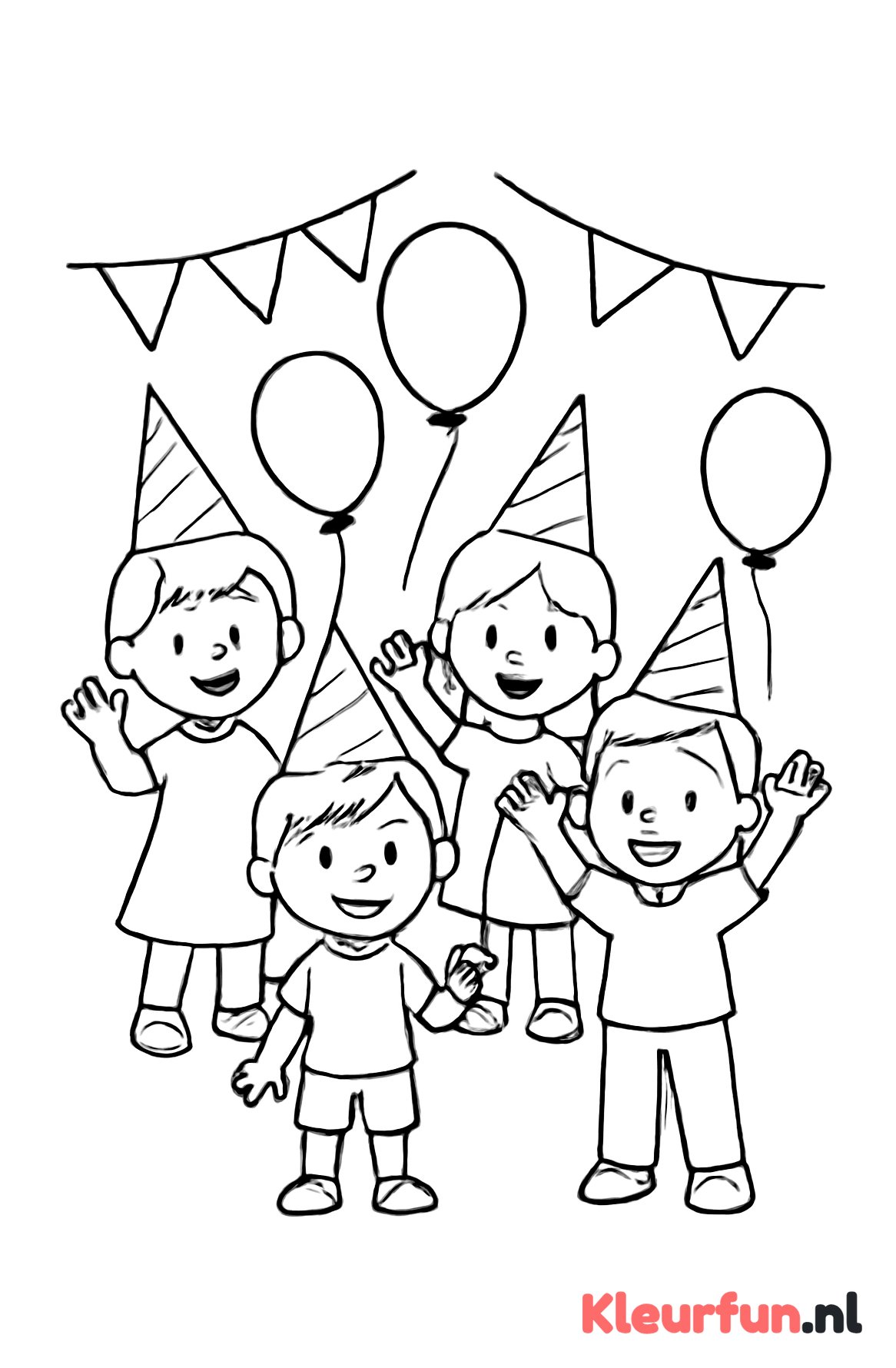 Kinderen op een feestje