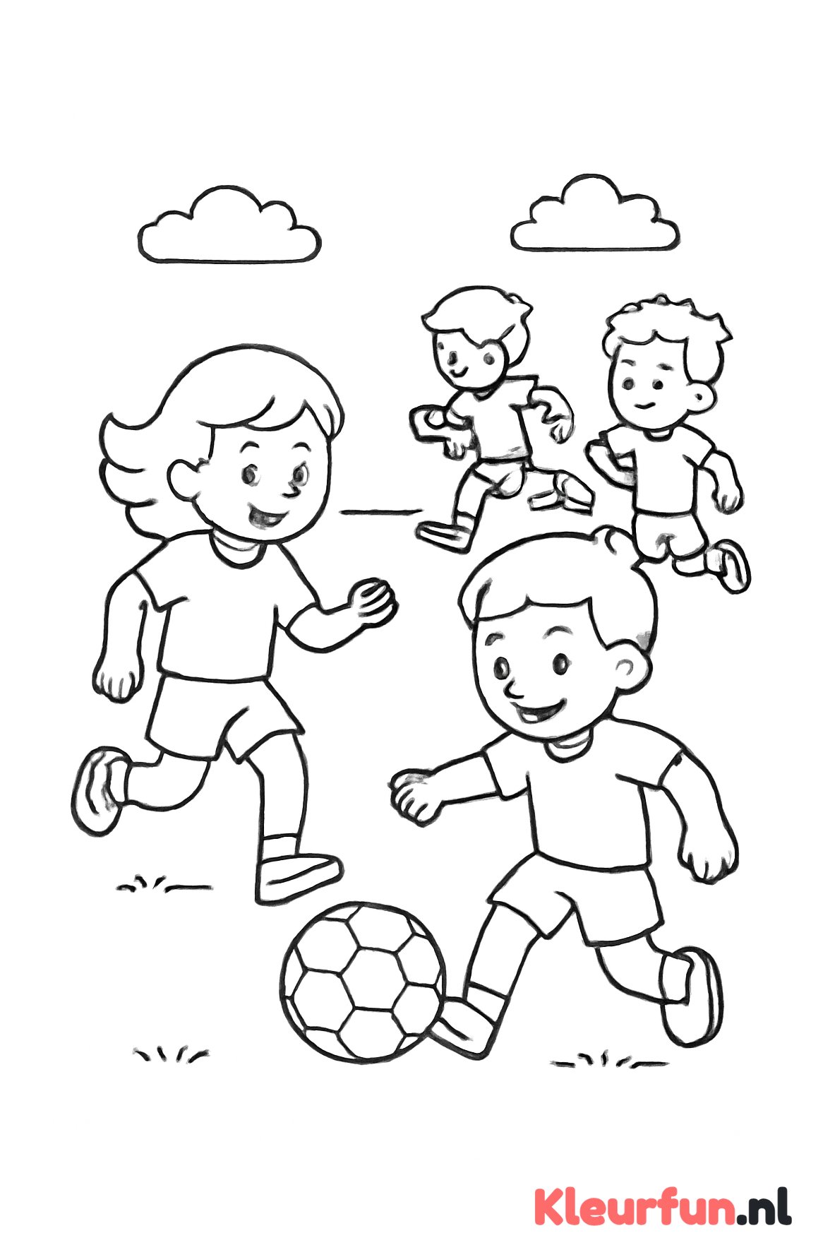 Kinderen doen sport