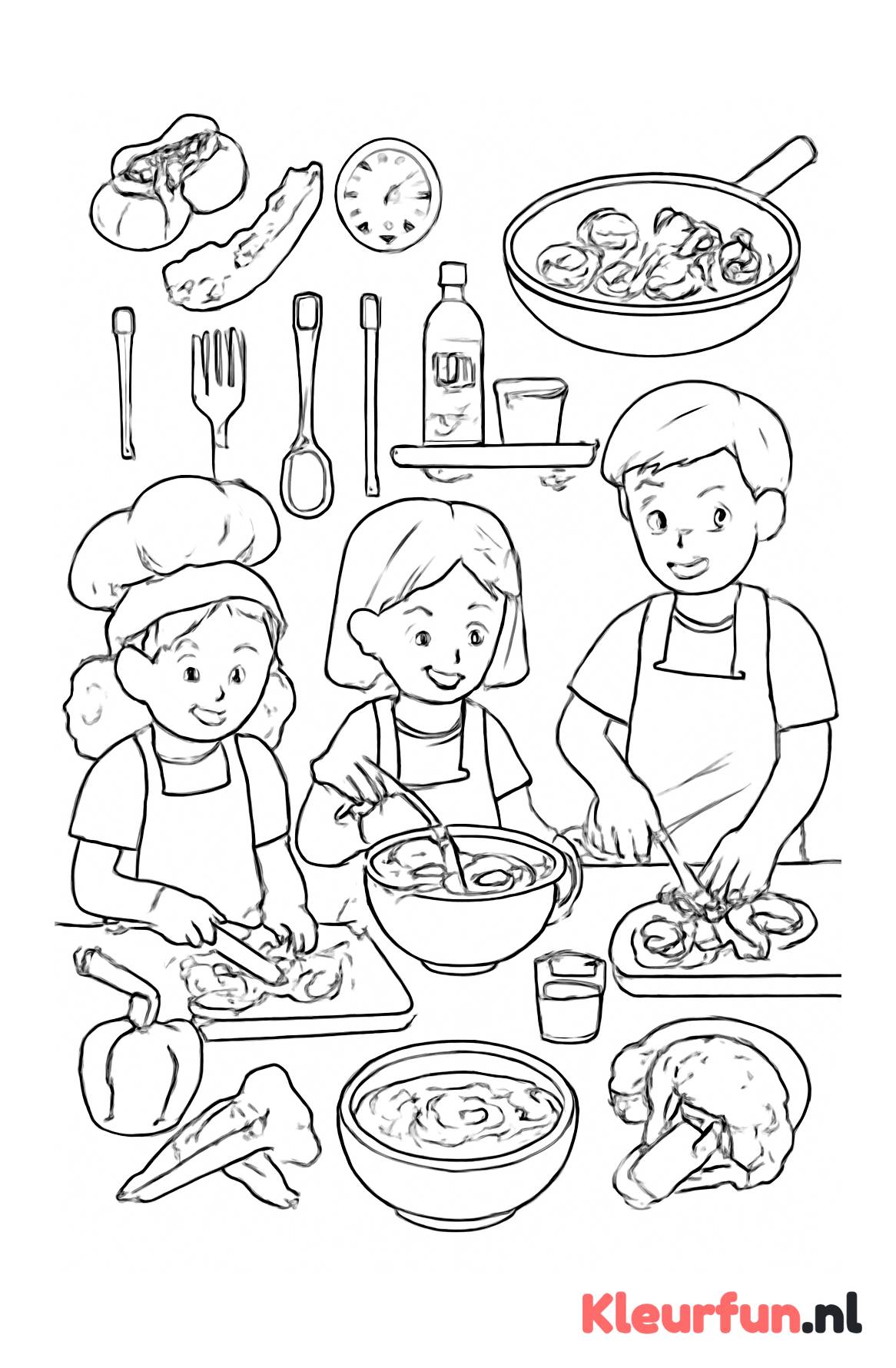 Kinderkookworkshop met groenten