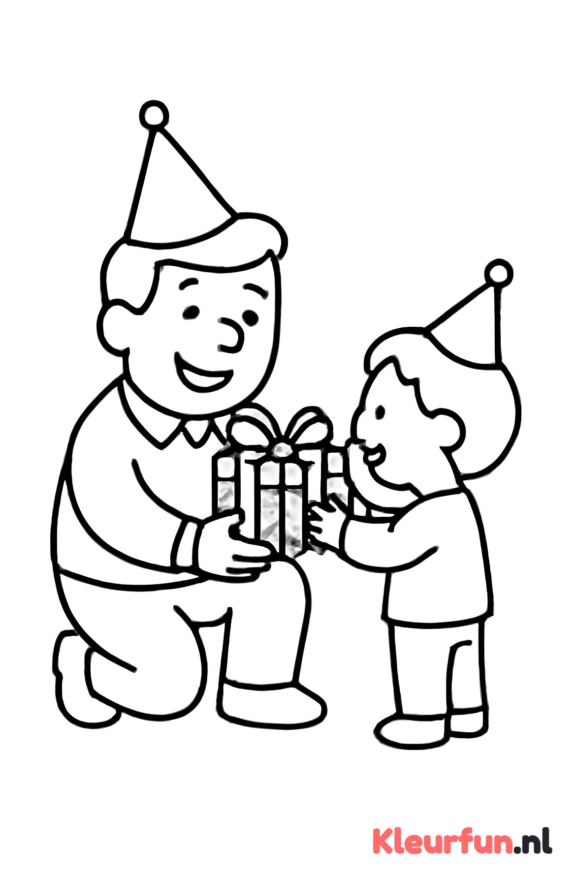 Oom geeft een cadeau