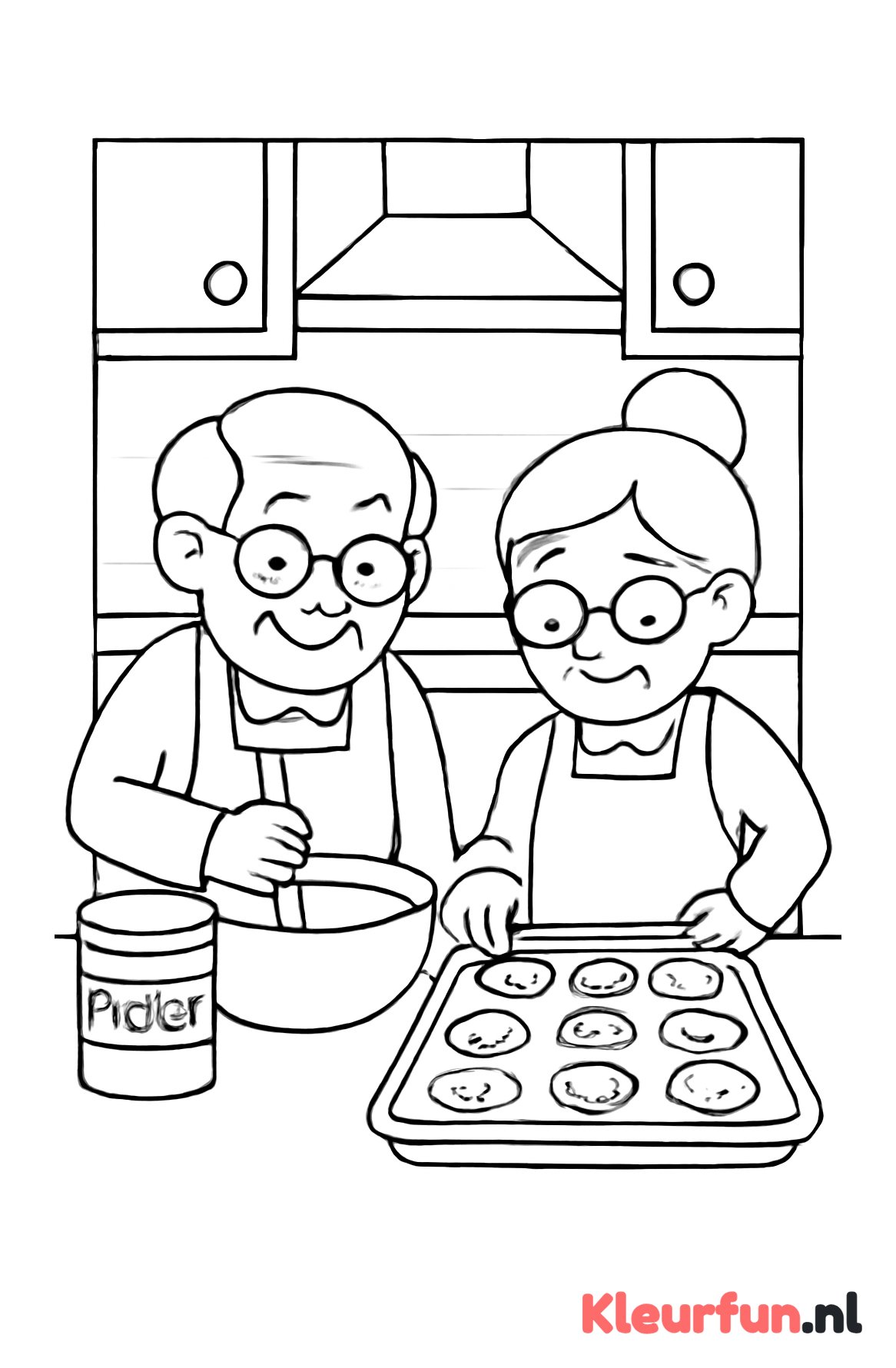 Opa en Oma Bakken Koekjes
