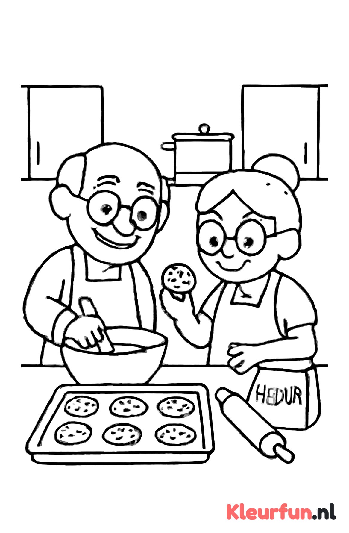 Opa en Oma Bakken Koekjes