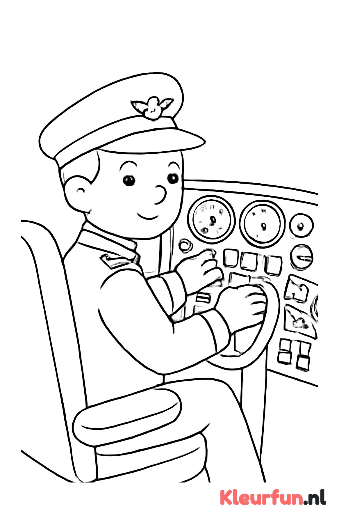 Piloot voorbereidingen in cockpit