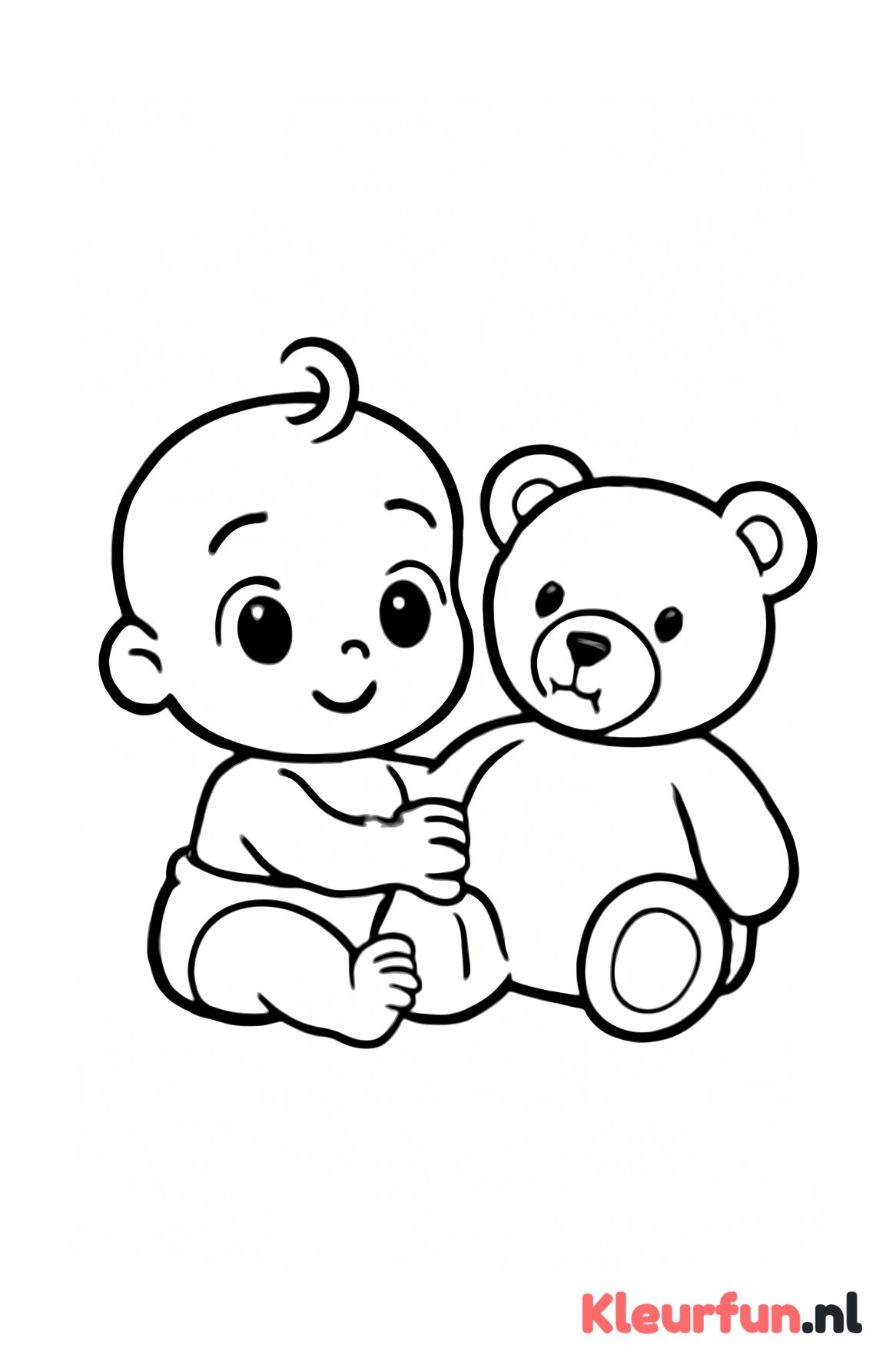 Kindje met teddybeer